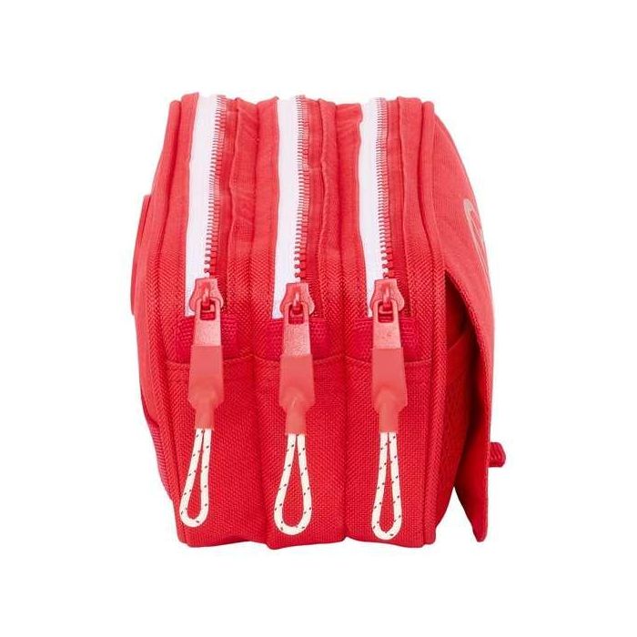 Portatodo Triple Sevilla Fútbol Club Rojo 21,5 x 10 x 8 cm 2 Portatodo Triple Sevilla Fútbol Club Rojo 21,5 x 10 x 8 cm 2