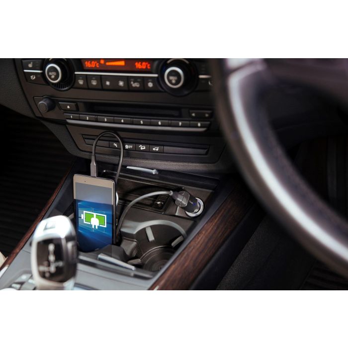 Targus APD39EU Cargador de Coche USB-C 45W Universal para Portátiles, Móviles y Tablets con Protección Sobretensiones Negro 2