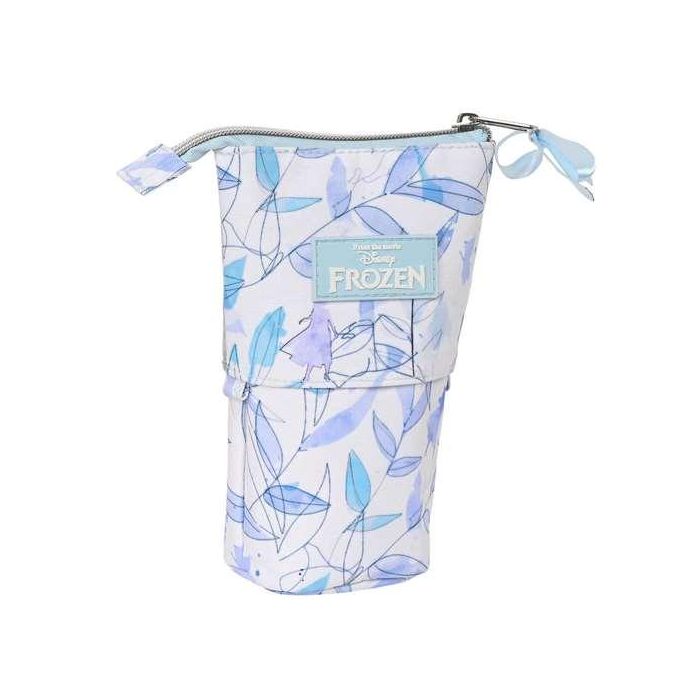 Estuche Escolar Frozen Memories Azul Blanco 8 x 19 x 6 cm 7