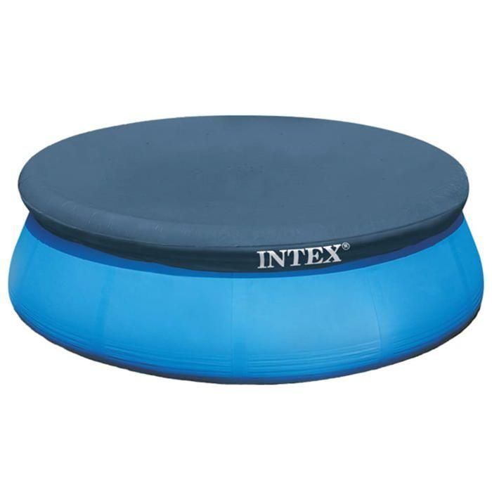 Intex Cubrepiscinas Redondo Easy Set 366 cm PVC/PE para Piscinas Desmontables 1