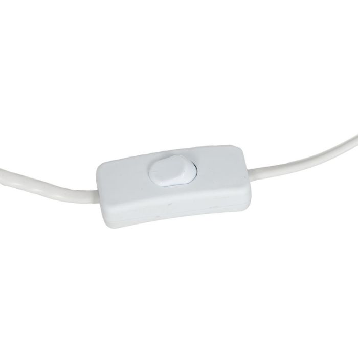 Lámpara Mesa Gris Resina-Tejido 44 X 44 X 100 cm