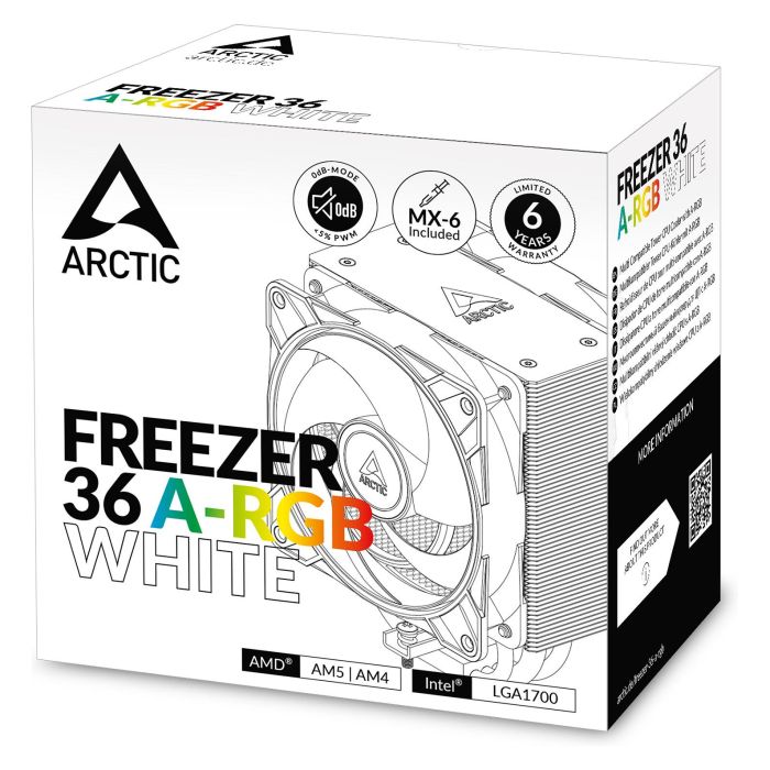 Arctic Freezer 36 A-RGB Ventilador con Disipador 12cm ACFRE00125A 8