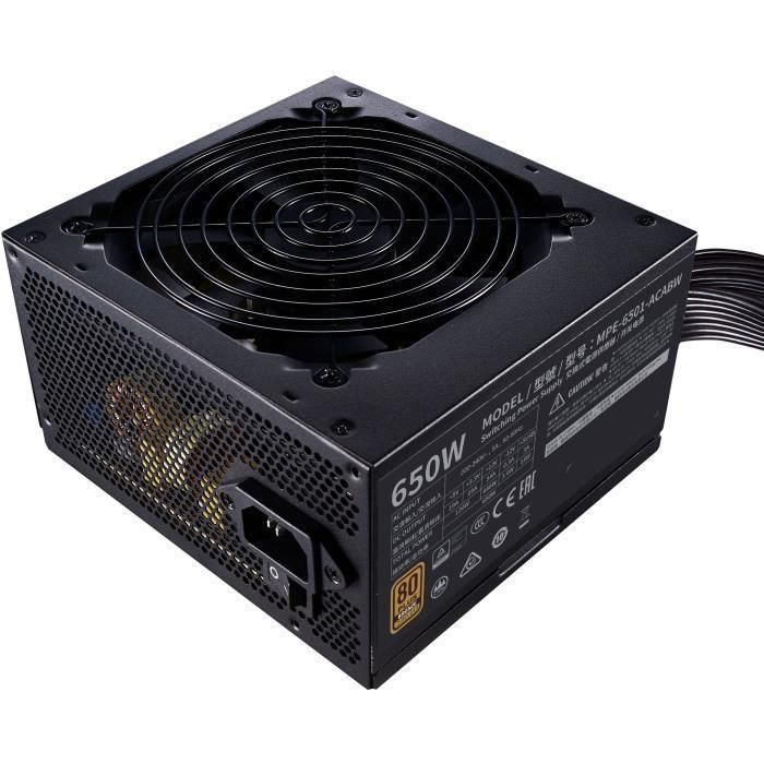 Fuente de Alimentación Cooler Master MPE-6501-ACABW-BEU ATX 650 W 80 Plus Bronze 3 Fuente de Alimentación Cooler Master MPE-6501-ACABW-BEU ATX 650 W 80 Plus Bronze 3