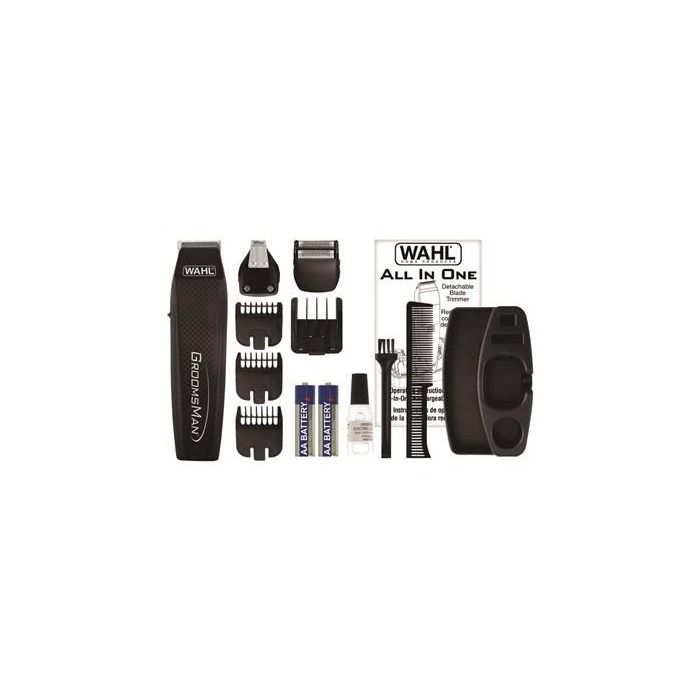 Wahl 5537-3016 Multigroomer Groomsman - Precisión 2-12mm, 3 cabezales, cuchillas de carbono, portátil Wahl 5537-3016 Multigroomer Groomsman - Precisión 2-12mm, 3 cabezales, cuchillas de carbono, portátil