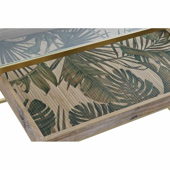 Mesa de Centro DKD Home Decor Dorado Natural 90 x 60 x 45 cm 1