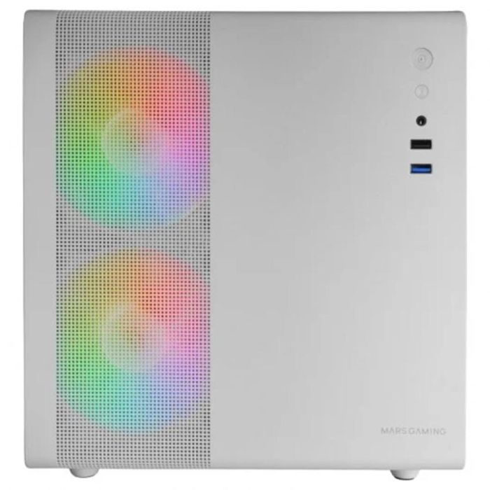 Mars Gaming MC400 Caja Gaming Micro-ATX Mini-ITX Blanca con Ventana Cristal Templado Mars Gaming MC400 Caja Gaming Micro-ATX Mini-ITX Blanca con Ventana Cristal Templado