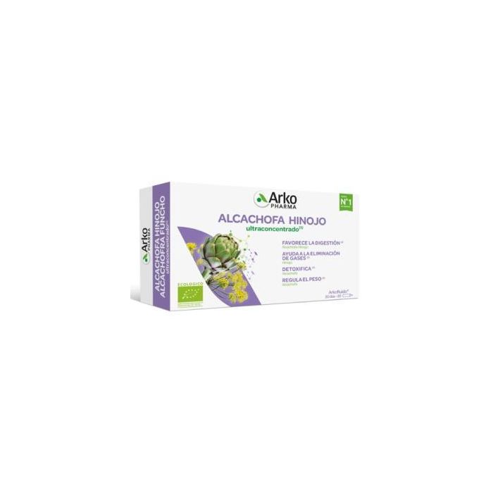 Arkofluido Alcachofa+Hinojo 20Amp. Bio