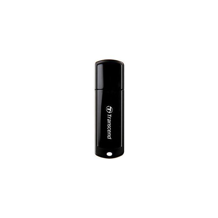 Transcend JetFlash 700 Memoria USB 3.1 de 256GB Tipo-A con Tapa, Negro, para Windows, macOS y Linux