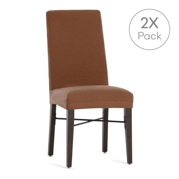 Funda para Silla Eysa BRONX Terracota 50 x 55 x 50 cm 2 Unidades 1 Funda para Silla Eysa BRONX Terracota 50 x 55 x 50 cm 2 Unidades 1