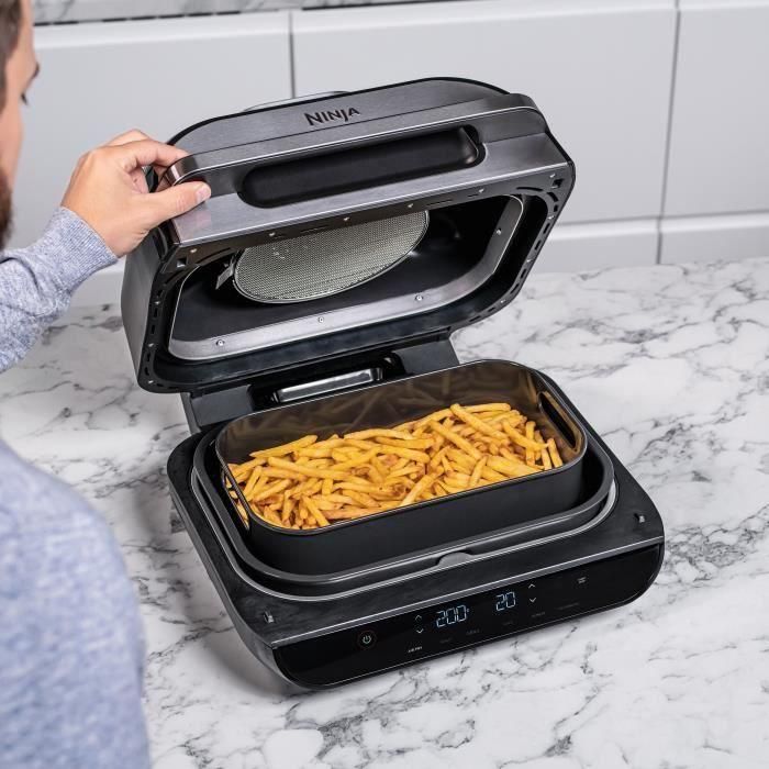 Ninja Parrilla De Interior+Freidora De Aire 6 En 1 Ninja Foodi Ag551Eu NINJA AG551EU 3 Ninja Parrilla De Interior+Freidora De Aire 6 En 1 Ninja Foodi Ag551Eu NINJA AG551EU 3