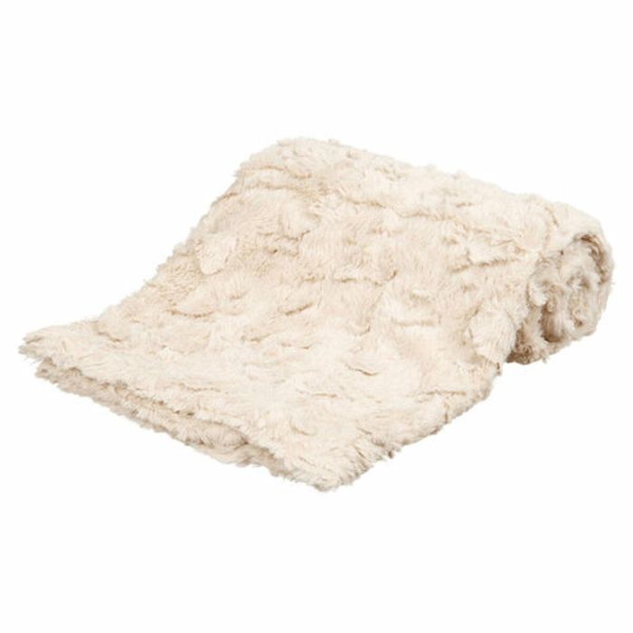 Manta para Mascotas Trixie Cosy Beige Felpa 100 × 70 CM 3 Manta para Mascotas Trixie Cosy Beige Felpa 100 × 70 CM 3