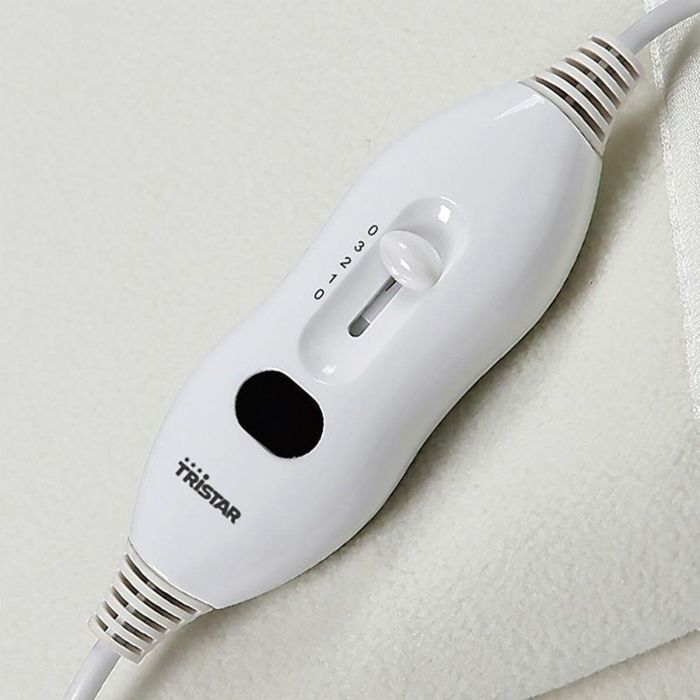 Manta Eléctrica Tristar BW4753 150 x 80 cm Blanco 3
