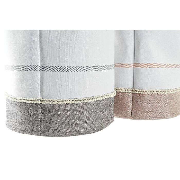Cesta Ropa Basicos DKD Home Decor Rosa Palo Gris 39 x 41 x 39 cm (2 Unidades) 2 Cesta Ropa Basicos DKD Home Decor Rosa Palo Gris 39 x 41 x 39 cm (2 Unidades) 2
