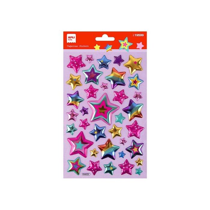 Pegatinas Apli Estrellas 1H 5 unidades