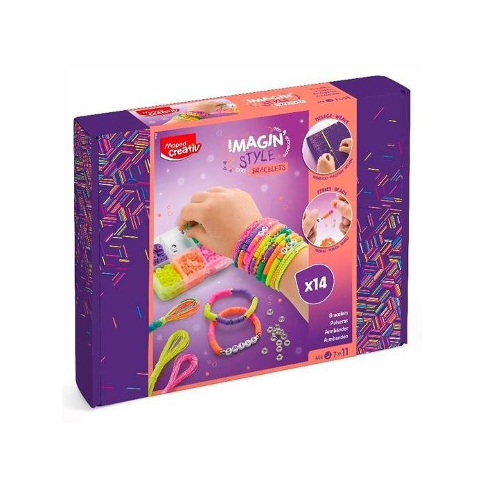 Maped Set Creativo Imagin Style Pulseras Neon +7 Años Maped Set Creativo Imagin Style Pulseras Neon +7 Años