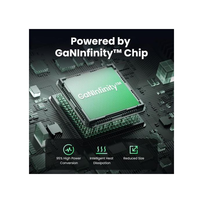 UGREEN 35042 Cargador Nexode Air 65W, 2x USB-C, 1x USB-A, Carga Rápida, Gris 2