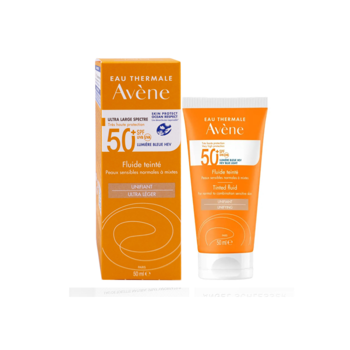 Avene Solar Emulsion With Dry Touch Color Spf50+ 50 mL