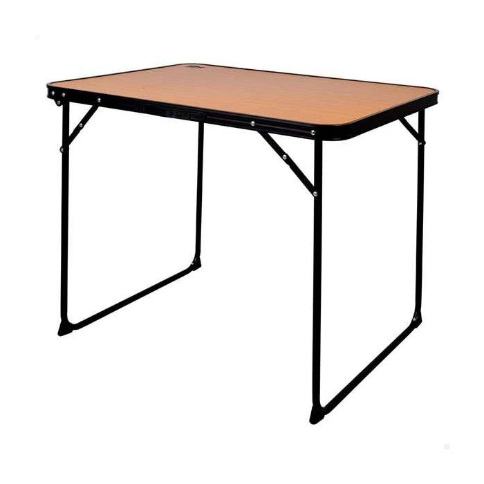 Mesa camping plegable acero color bambú aktive 80x60x67 cm 4 Mesa camping plegable acero color bambú aktive 80x60x67 cm 4