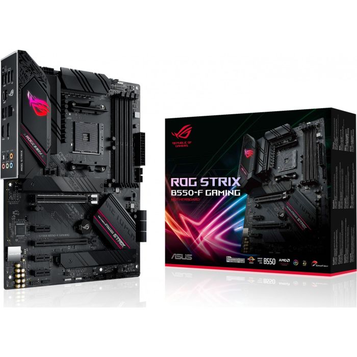 ASUS ROG STRIX B550-F GAMING Placa Base AMD B550 Socket AM4 ATX Compatible con AMD Ryzen 3/5/7/9 90MB14S0-M0EAY0 0 ASUS ROG STRIX B550-F GAMING Placa Base AMD B550 Socket AM4 ATX Compatible con AMD Ryzen 3/5/7/9 90MB14S0-M0EAY0 0