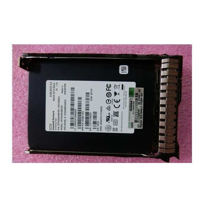 Hewlett Packard Enterprise SSD 480GB SFF SATA RI DS SC - Sustitución Calificada para Servidores