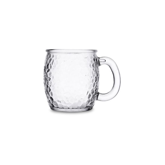 Quid Jarra de Vidrio Maison 35 cL Transparente con Acabado en Relieve, Apta para Lavavajillas y Frigorífico