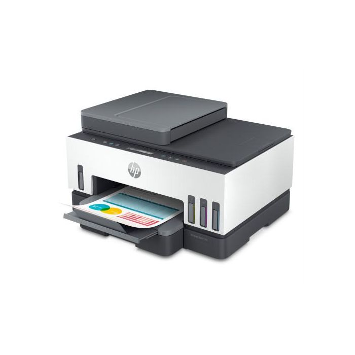 HP Smart Tank 7305 Impresora Color, Copiadora, Escáner, Inyección Tinta, WiFi, Dúplex Auto, ADF 35 Hojas A4 1