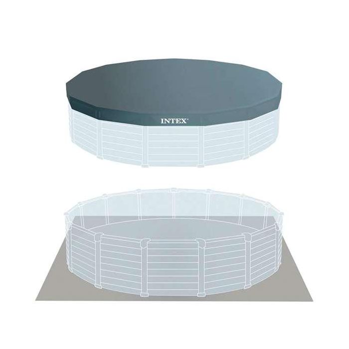 Piscina graphite gray panel d478x124 cm(c/bomba aren 3 Piscina graphite gray panel d478x124 cm(c/bomba aren 3