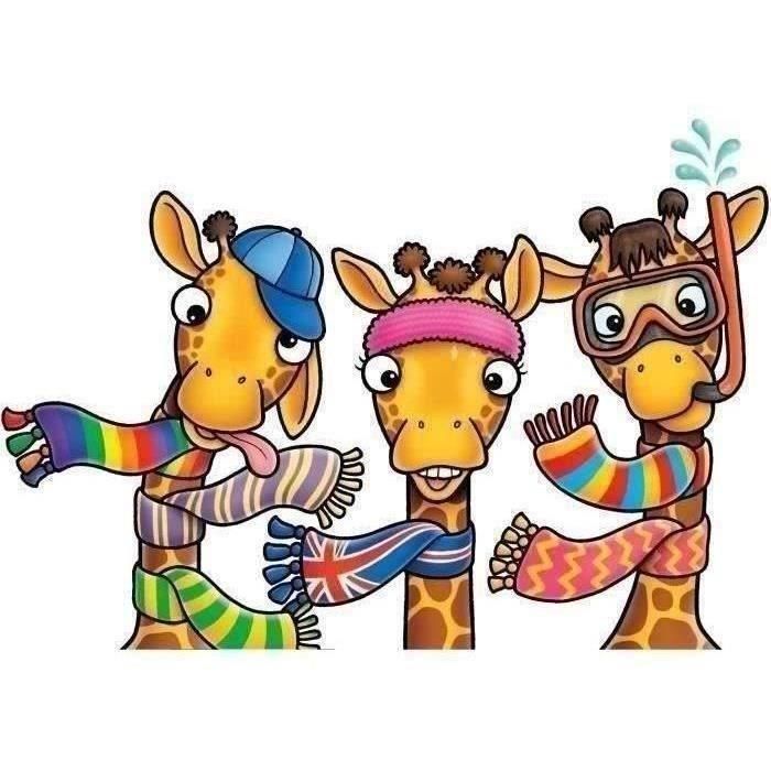 Jirafas y sus pañuelos de colores - HUERTO 4 Jirafas y sus pañuelos de colores - HUERTO 4