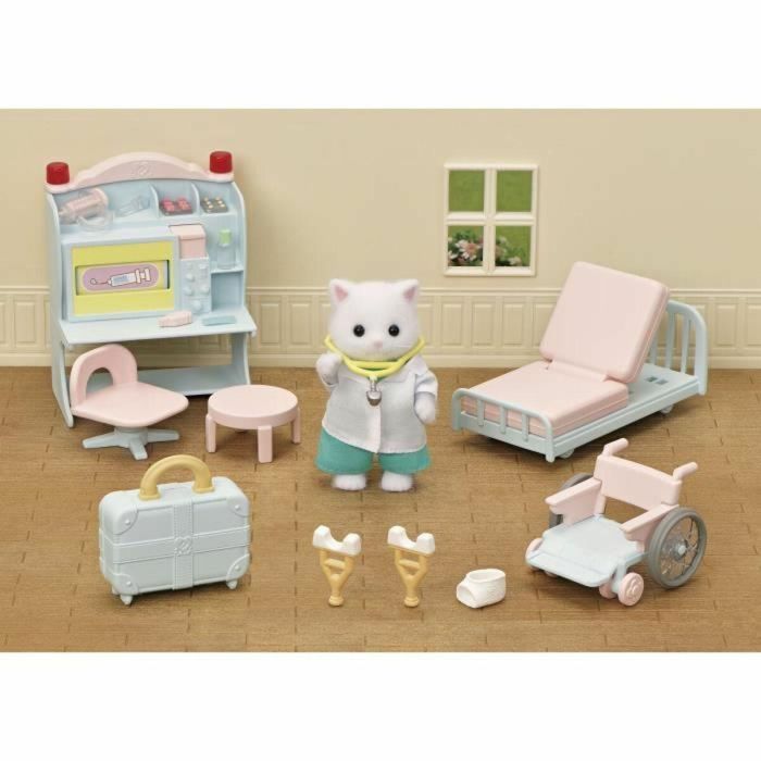 Sylvanian Families SYL5054131057056 La Caja del Médico del Pueblo Set de Figuras para Niños 4