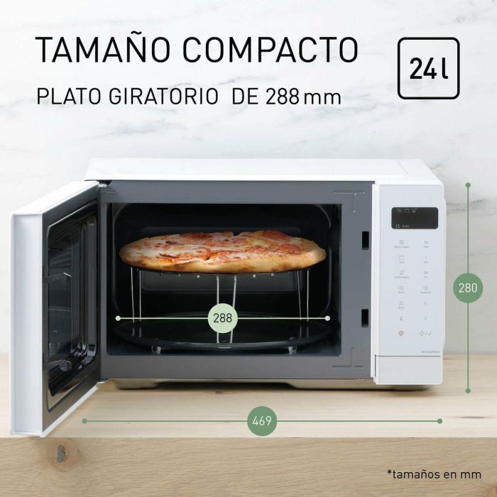 Microondas con Grill Panasonic NNK35NWMEPG Blanco 900 W 24 L 4
