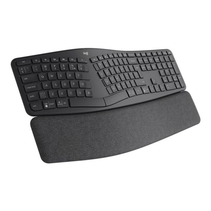 Logitech Teclado Ergo K860 Inalámbrico Ergonómico con Reposamuñecas para Escritura Natural y Cómoda 5