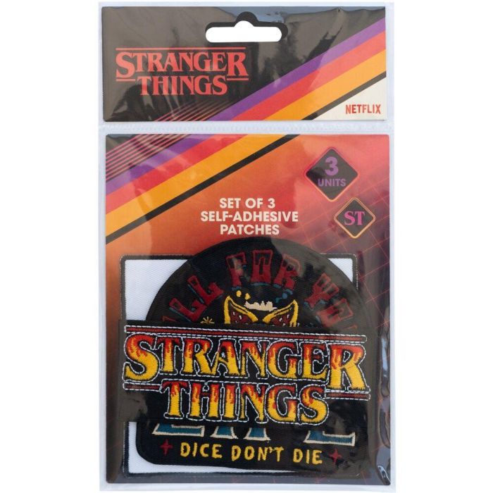 Set 3 parches Stranger Things 1 Set 3 parches Stranger Things 1