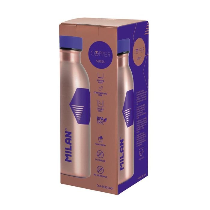 Botella isotérmica de acero inoxidable serie copper, lila 354 ml 1 Botella isotérmica de acero inoxidable serie copper, lila 354 ml 1