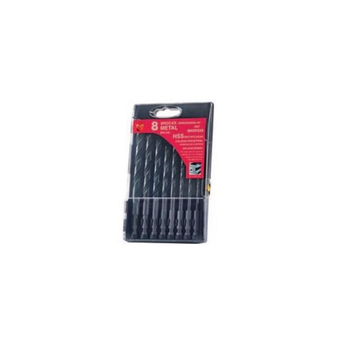 Estuche Broca Hss Din-338 1/4 8 Piezas 3-4-5-6-7-8-9-10Mm Celesa Estuche Broca Hss Din-338 1/4 8 Piezas 3-4-5-6-7-8-9-10Mm Celesa