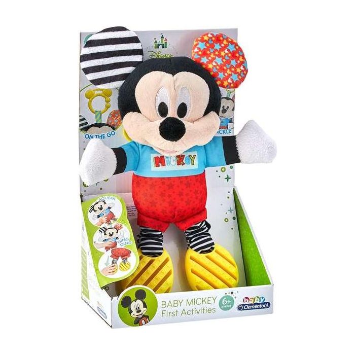 Clementoni Sonajero Mickey Peluche Texturas Con Mordedor 18x28x11 cm 10
