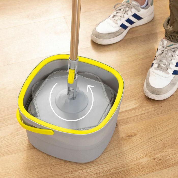 Mopa Giratoria con Autolimpieza y Cubo Separador Selimop InnovaGoods 11 Mopa Giratoria con Autolimpieza y Cubo Separador Selimop InnovaGoods 11