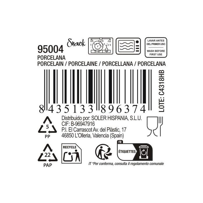 Bol Snack 260 ml - La Mediterranea (72 Unidades) 3 Bol Snack 260 ml - La Mediterranea (72 Unidades) 3