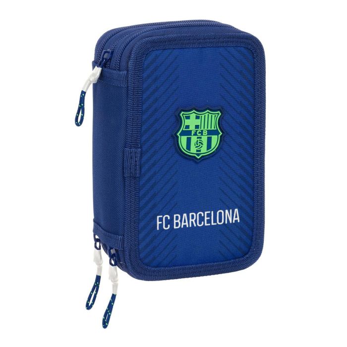 Plumier Triple F.C. Barcelona Azul marino 12,5 x 19,5 x 5,5 cm 37 Piezas