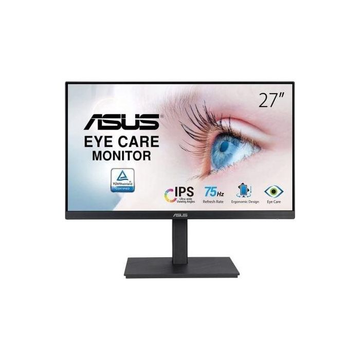 Asus VA27EQSB Monitor 27" Full HD 1920x1080 LCD IPS 5ms 178°/178° Altavoces USB 3.2 Gen 1 VESA Negro 90LM0559-B01170 Asus VA27EQSB Monitor 27" Full HD 1920x1080 LCD IPS 5ms 178°/178° Altavoces USB 3.2 Gen 1 VESA Negro 90LM0559-B01170