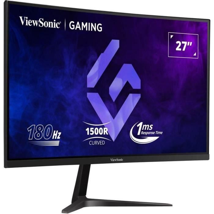 Pantalla curva para juegos de PC - VIEWSONIC - 27 - VX2718-2KPC-MHD - QHD - Panel VA - 1 ms - 165 Hz - 2 x HDMI / DisplayPort - 1