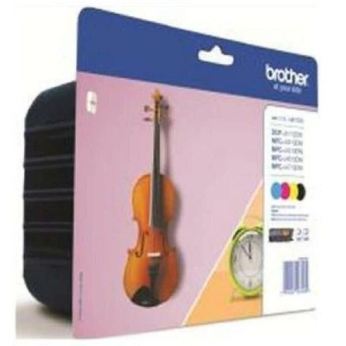 Brother LC-127XLVALBP Cartucho Tinta Original Multipack 4 Colores: Negro, Cian, Magenta, Amarillo para Impresora MFC-J4510DW 1 Brother LC-127XLVALBP Cartucho Tinta Original Multipack 4 Colores: Negro, Cian, Magenta, Amarillo para Impresora MFC-J4510DW 1