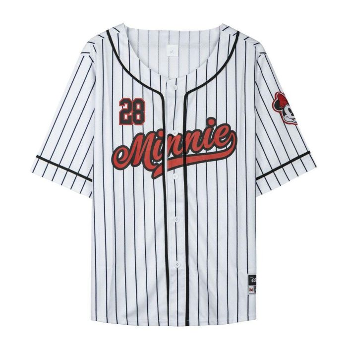 Camiseta Deportiva de Manga Corta Minnie Mouse Baseball Unisex 0 Camiseta Deportiva de Manga Corta Minnie Mouse Baseball Unisex 0