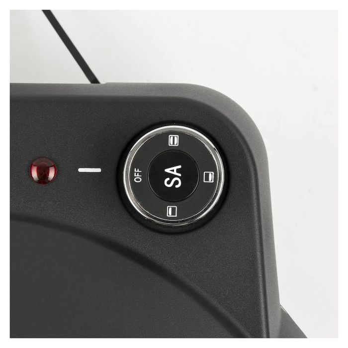 Ferrari Horno de Pizza con Piedra, 28 cm, 420 °C, 1200 W, Negro y Plata - Modelo G10199