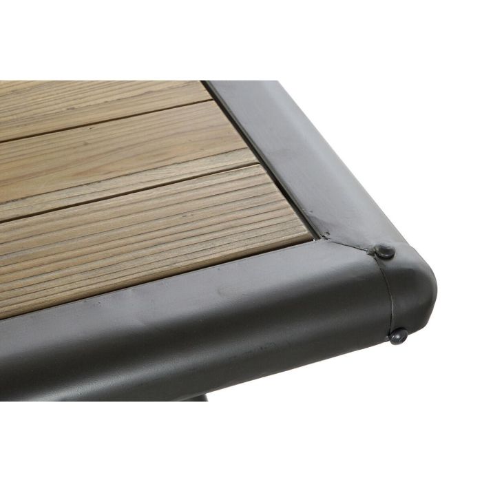 DKD Home Decor Mesa de Comedor Estilo Loft en Abeto y Metal, Colores Gris Claro y Natural, Dimensiones 90x161x75 cm, Desmontable 2 DKD Home Decor Mesa de Comedor Estilo Loft en Abeto y Metal, Colores Gris Claro y Natural, Dimensiones 90x161x75 cm, Desmontable 2