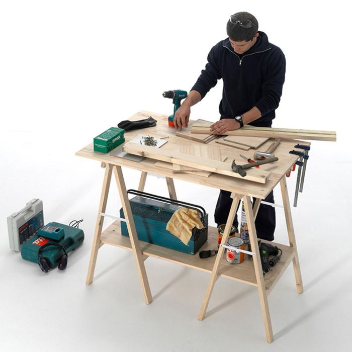 Astigarraga Cab013.99 Caballete Pino Pro 1 Metro Sección 50x23mm Madera Maciza Utilitario 2 Astigarraga Cab013.99 Caballete Pino Pro 1 Metro Sección 50x23mm Madera Maciza Utilitario 2