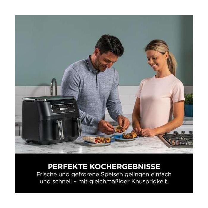 Ninja AF200EU Freidora de Aire Caliente Dual Zone 7.6 L (1.6 kg), Negro 2 Ninja AF200EU Freidora de Aire Caliente Dual Zone 7.6 L (1.6 kg), Negro 2