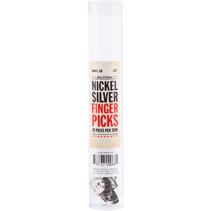 Dunlop Pack 5 Púas Dedo Nickel Silver Mini .013" (0.33 Mm) Dunlop 2