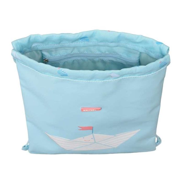Bolsa Mochila con Cuerdas Safta Ship Azul (26 x 34 x 1 cm) 3 Bolsa Mochila con Cuerdas Safta Ship Azul (26 x 34 x 1 cm) 3