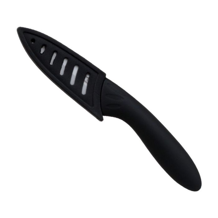 Easy Make Cuchillo Cerámico 7,5 cm con Funda, Mango Tacto Suave 2