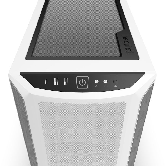 be quiet! SHADOW BASE 800DX White Midi Tower PC Blanco Acero Vidrio Templado ABS ATX EATX micro ATX Mini-ITX 7